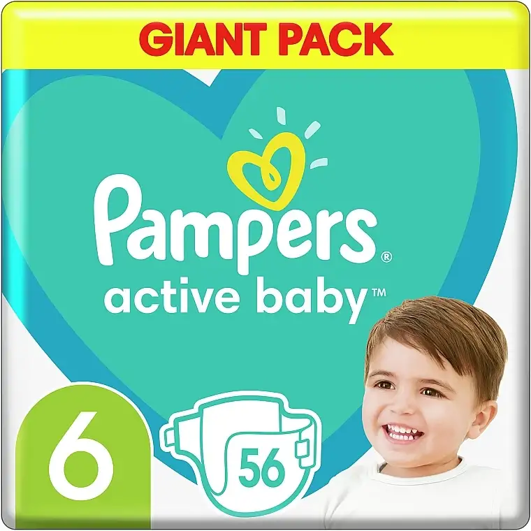 Bleer Active Baby 6 (13-18 kg), 56 stk 38513212