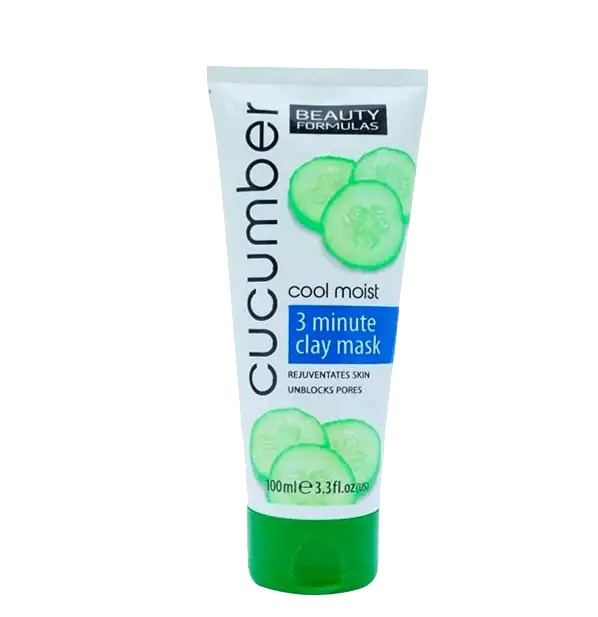 Beauty Formulas Cucumber Cool Moist 3 Minute Clay Mask 100 ml