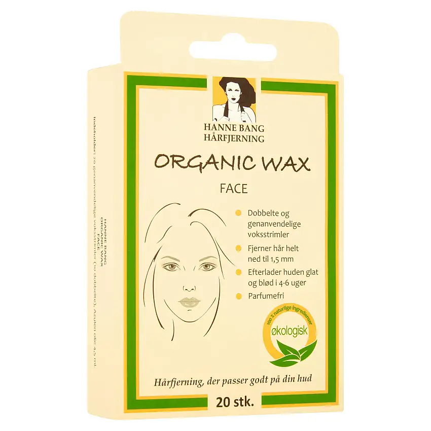 Hanne Bang Organic Wax Face 20 stk