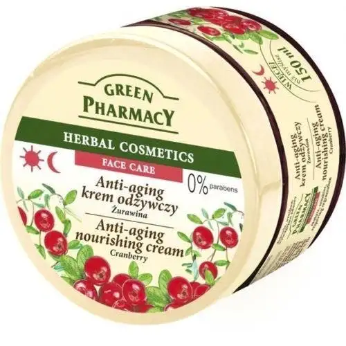 Green Pharmacy Cranberry Anti-Aging Nourishing Cream 150 ml