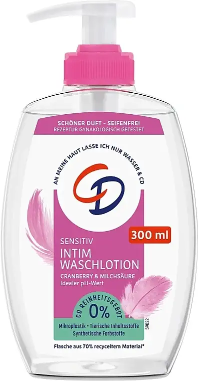 Intim Wash Lotion med tranebærekstrakt og mælkesyre 28318221
