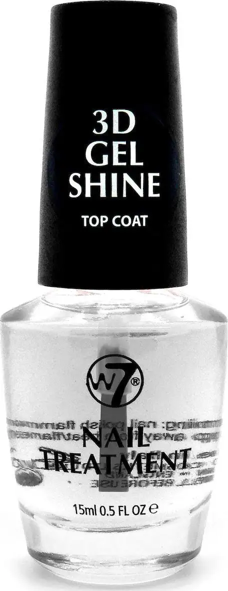 W7 3D Gel Shine Top Coat 15 ml