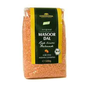 Røde linser (Masoor Dal) Ø (500 gr)