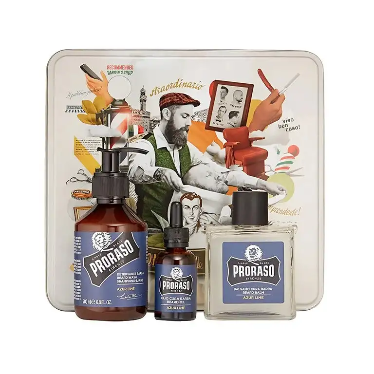 Proraso Giftset Beard Azur Lime