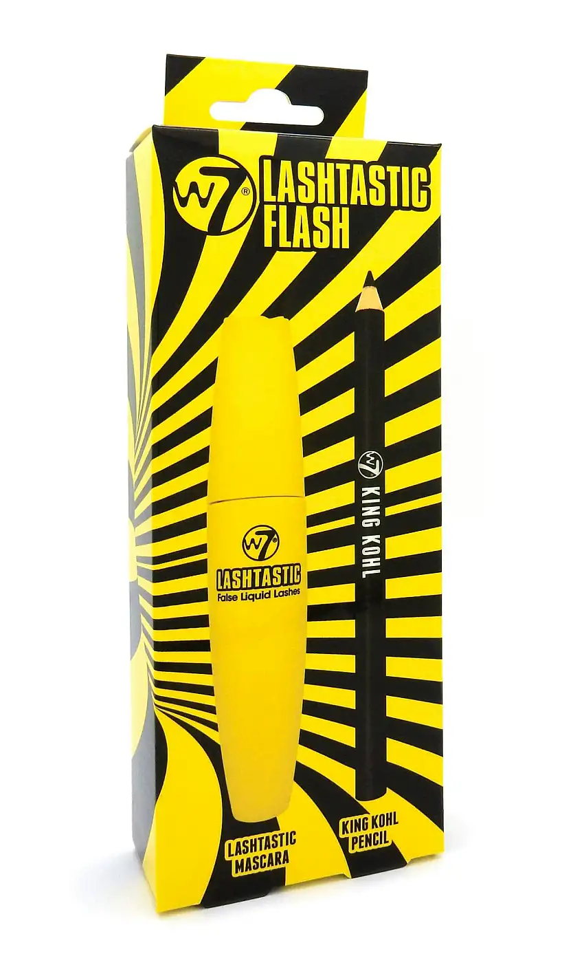 W7 Lashtastic Flash Mascara & Eyeliner Duo Set 15 ml + 1 stk