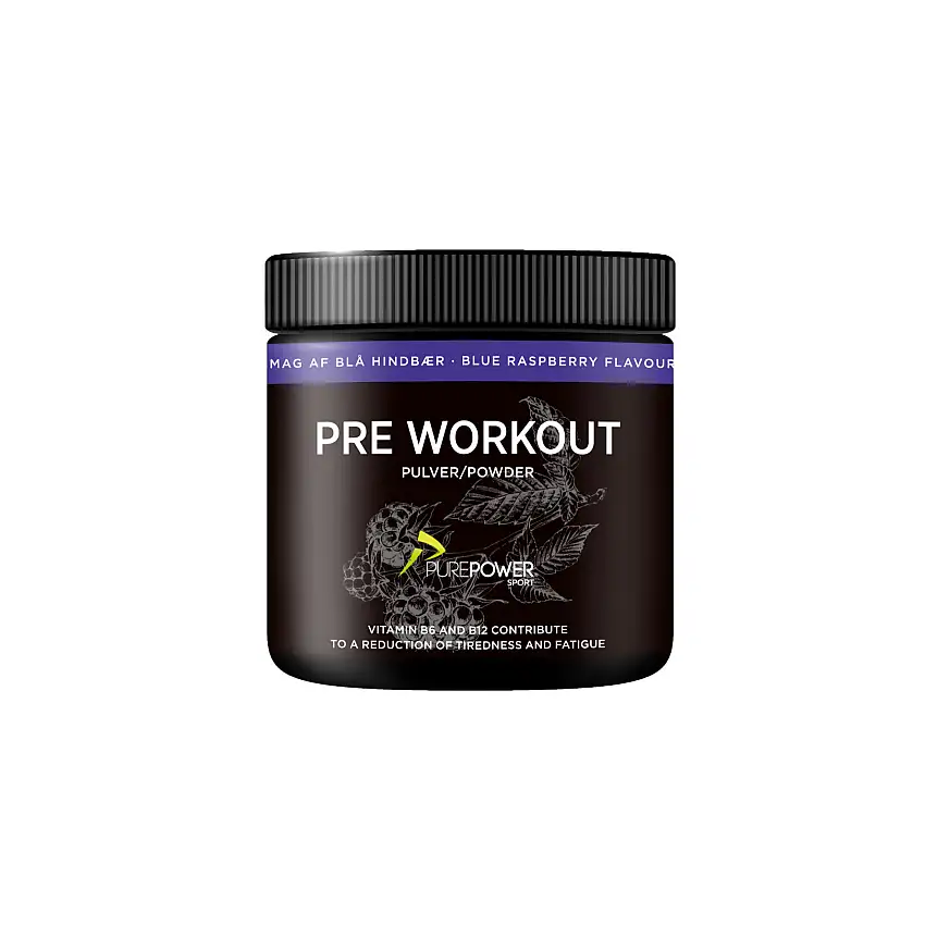 PurePower Pre-Workout Blue Raspberry 300 g