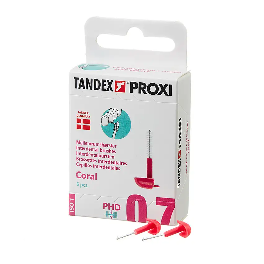 Tandex Mellemrumsbørste Proxi PHD 0.7/ISO 1 Coral 6 stk