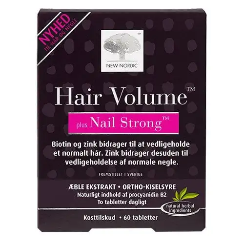 New Nordic Hair Volume + Nails Strong (60 tab)