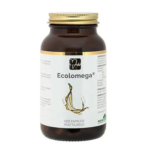 Ecolomega Fiskeolie Kapsler | 120 kapsler