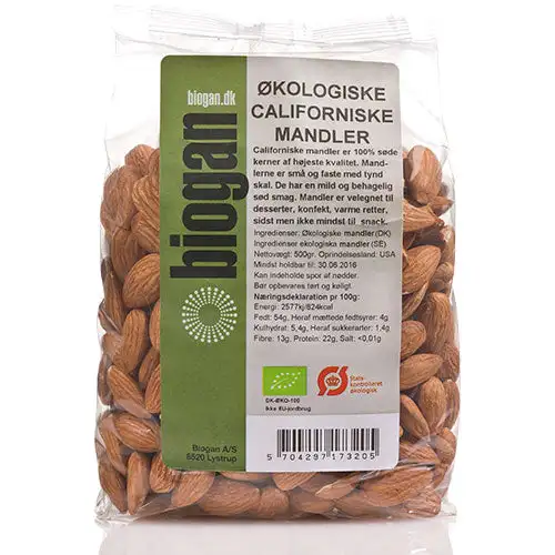 Mandler Californiske Øko | 400 gr