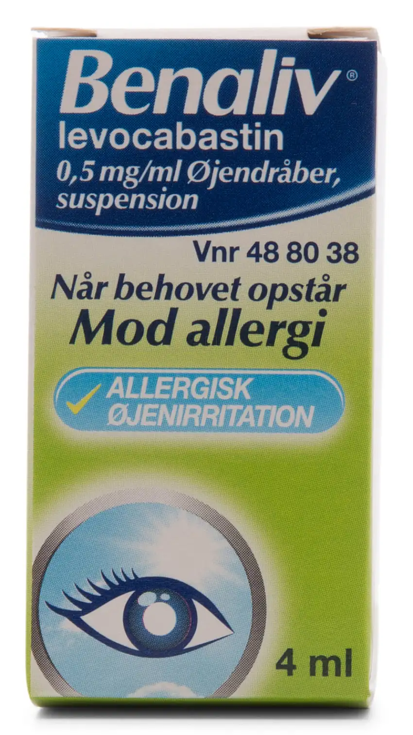 Benaliv Øjendråber | 4 ml