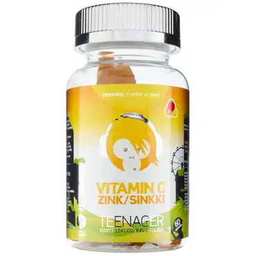 Monkids vitamin C+Zink frugtsmag