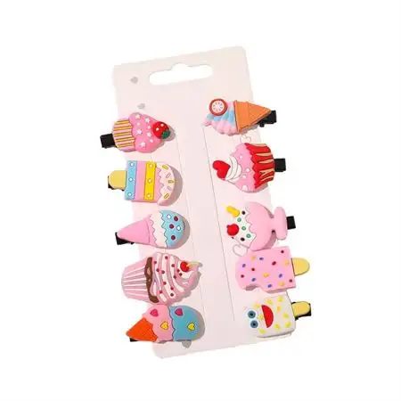 SOHO Tulle Hårspænder - Dessert - 10 stk