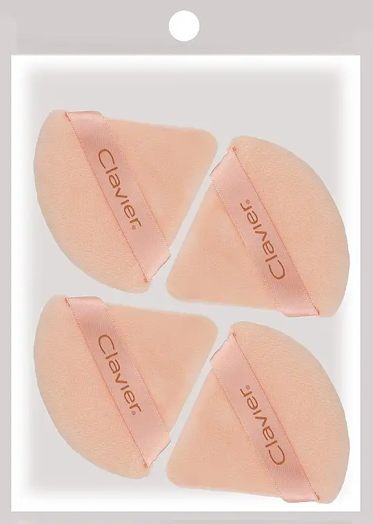 Makeup-svamp 'Triangular Puff', beige, 4 stk. 41050243