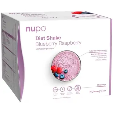 Nupo Diet shake blueberry raspberry