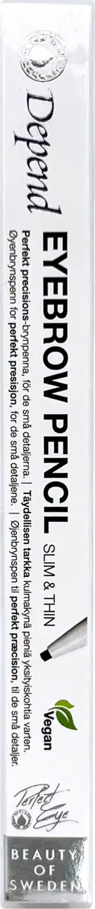 Depend Øjenbrynspen Slim & Thin Taupe