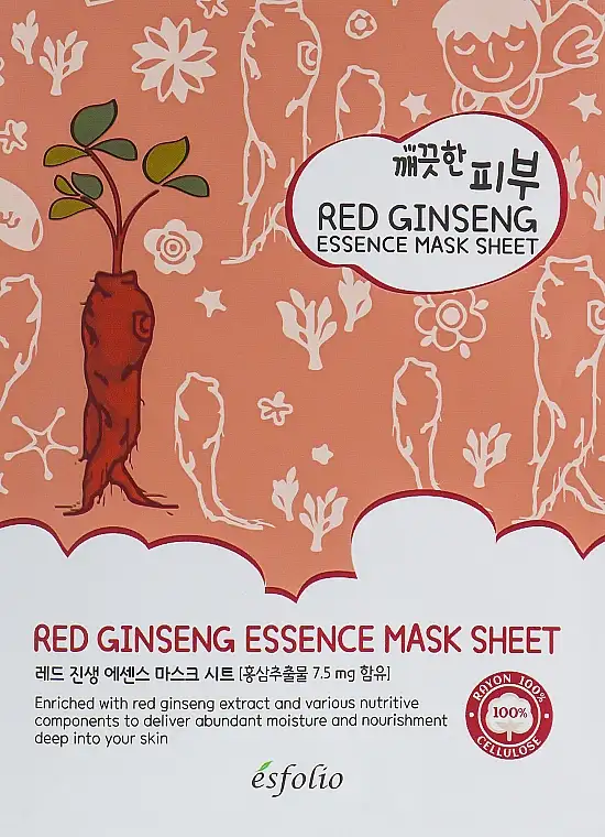 Rød Ginseng Sheet Maske 55825130