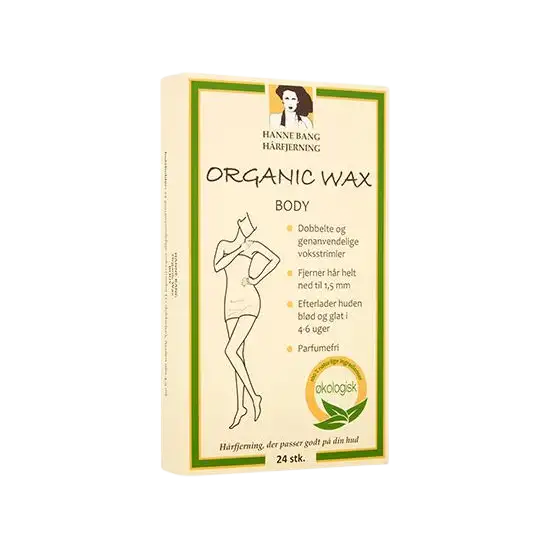 Hanne Bang Organic Wax Body Strips 24 stk.