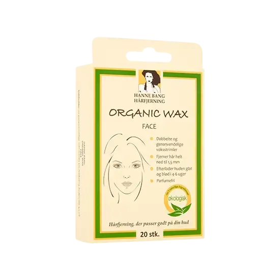 Hanne Bang Organic Wax Face Strips 20 stk.
