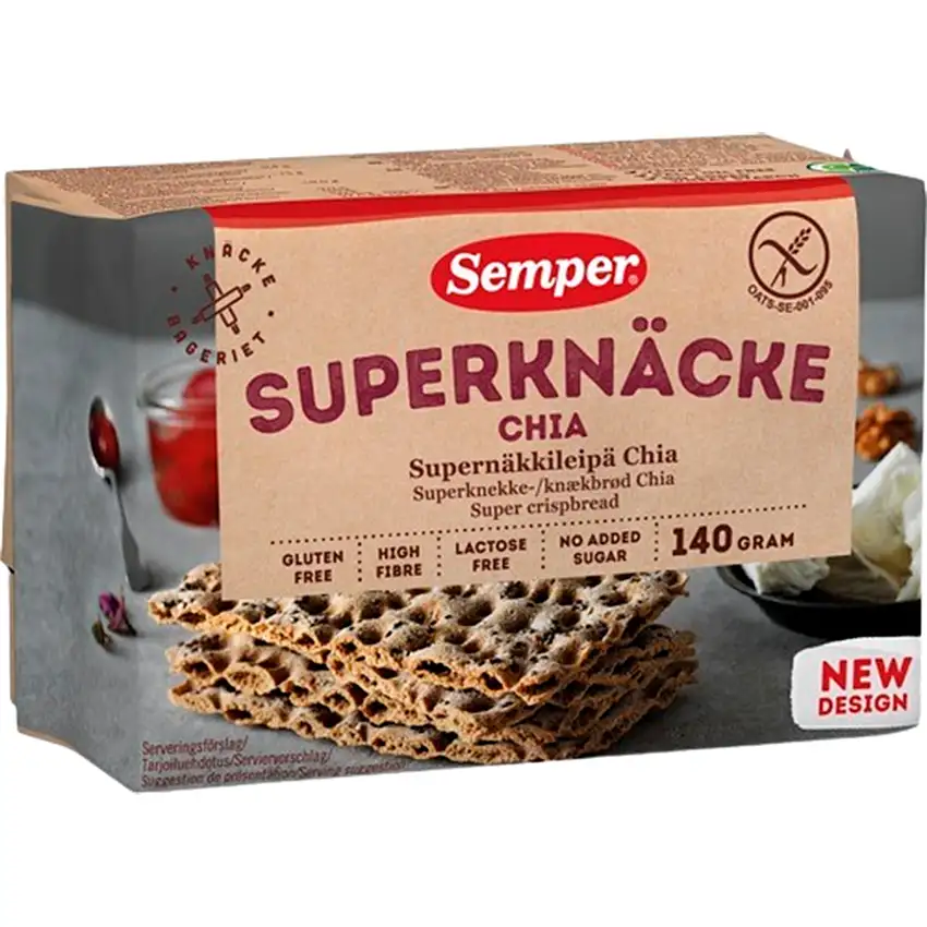 Semper Knækbrød med Chia 140 g