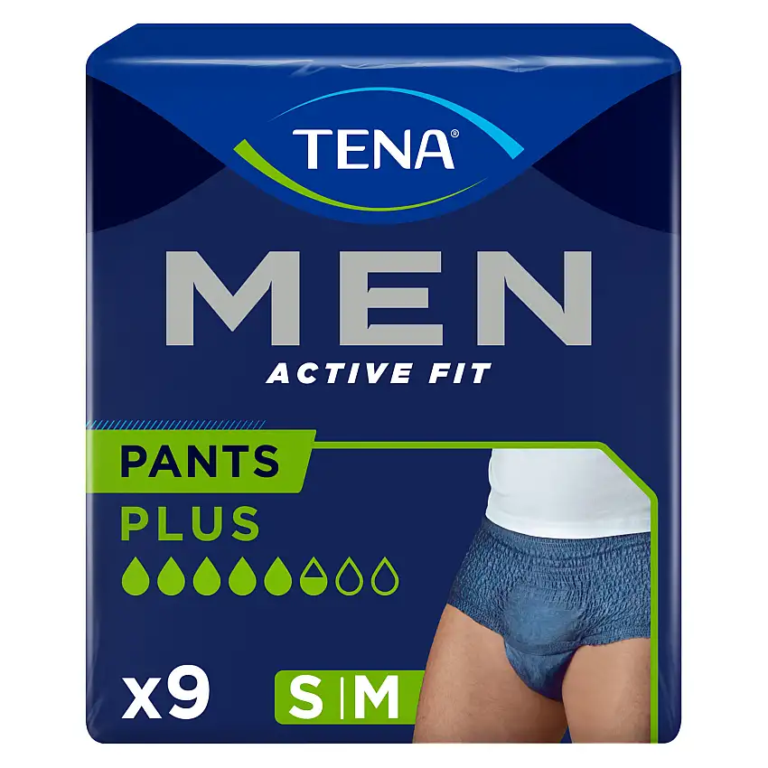 Tena Men Active Fit Pants Blå S/M