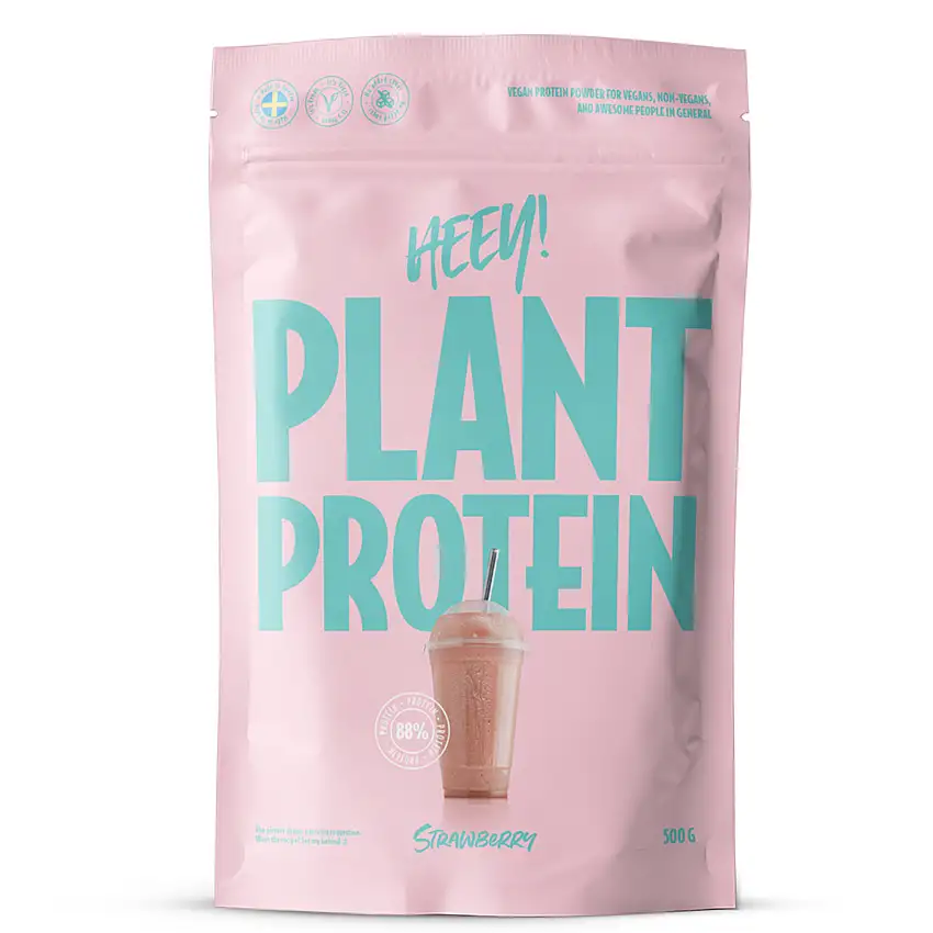 Heey! Vegan Plant Protein 500 g Strawberry