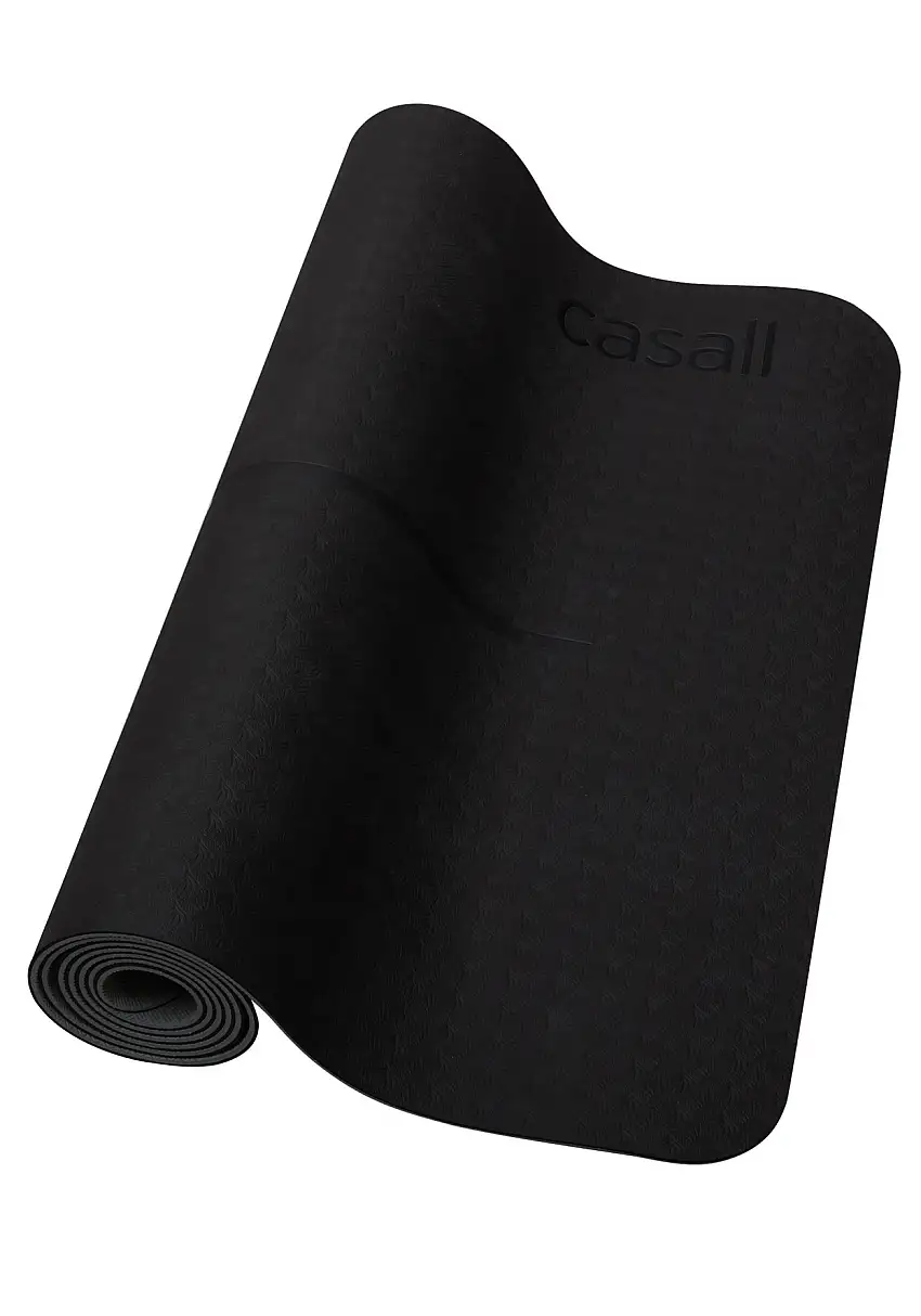 Casall Yogamåtte Position 4mm Black Grey