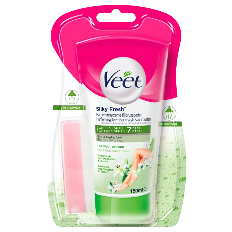 Veet In Shower Creme Tør Hud (150 ml )