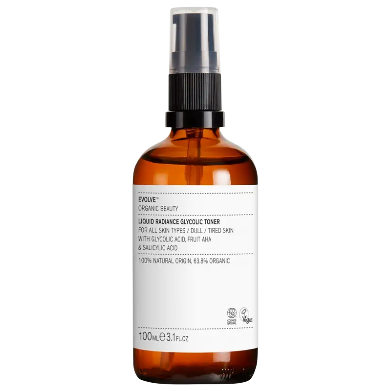 Evolve Organic Beauty Liquid Radiance Glycolic Toner (100 ml)