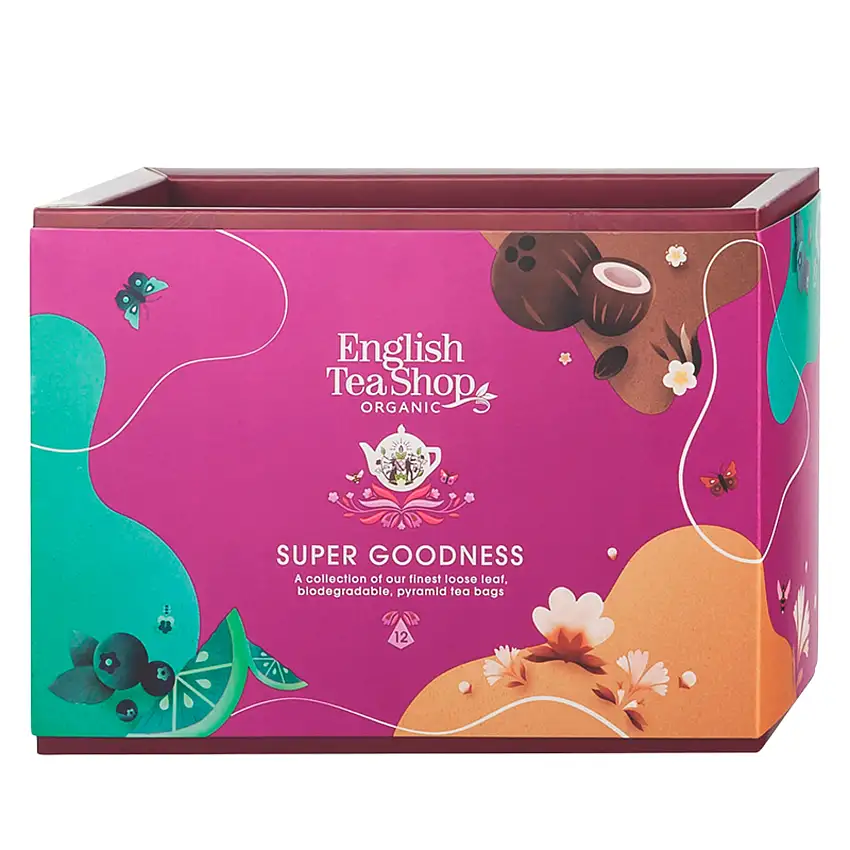 English Tea Shop Te Gaveæske Super Goodness Collection Ø 12 stk.