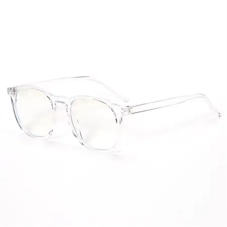 Blue Light briller - Runde skærmbriller, Crystal - style 1