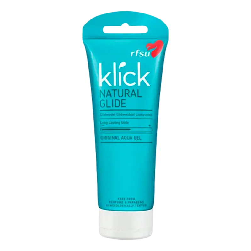 RFSU Klick Natural Glide Vandbaseret Glidecreme (100 ml)
