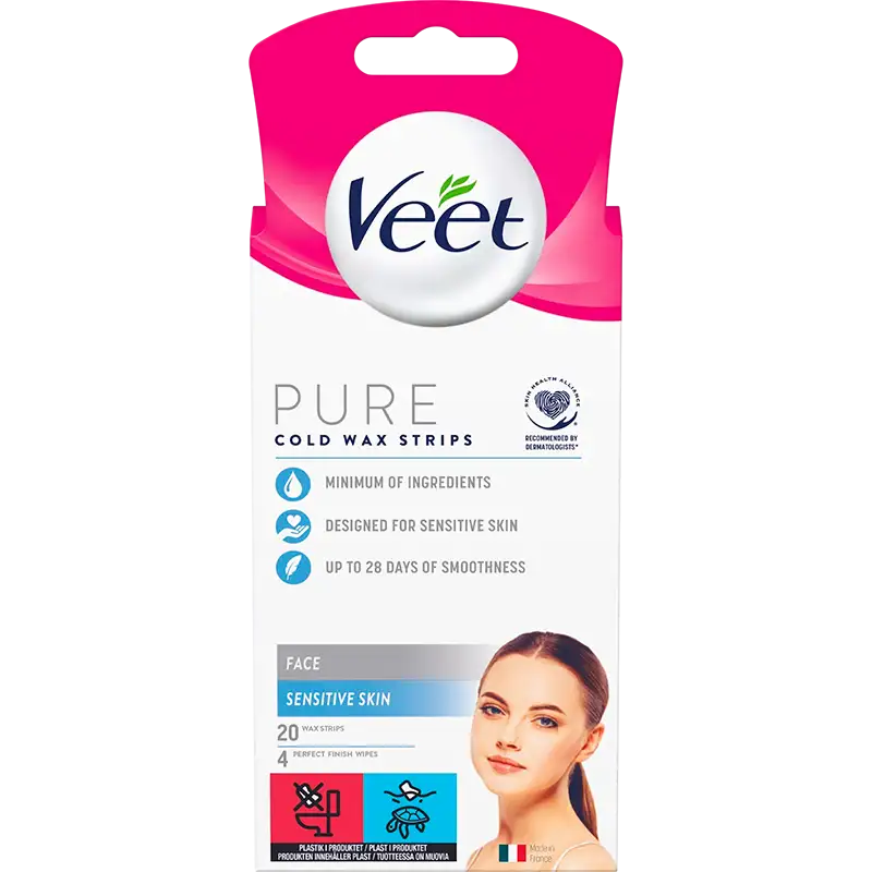 Veet Voksstrips Ansigt (20 stk)