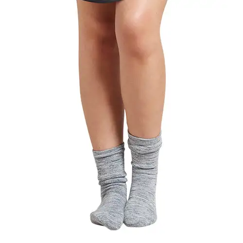Women´s Chunky Bed Sock | Dove/storm Space Dye .