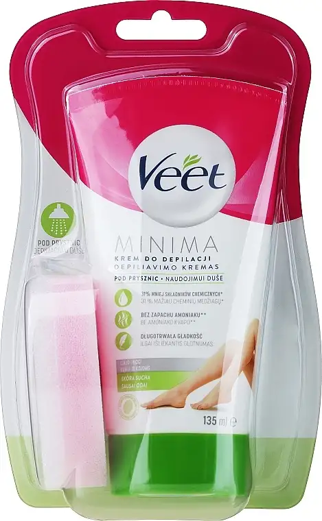 Hårfjerningscreme til brusebad til tør hud 58344057