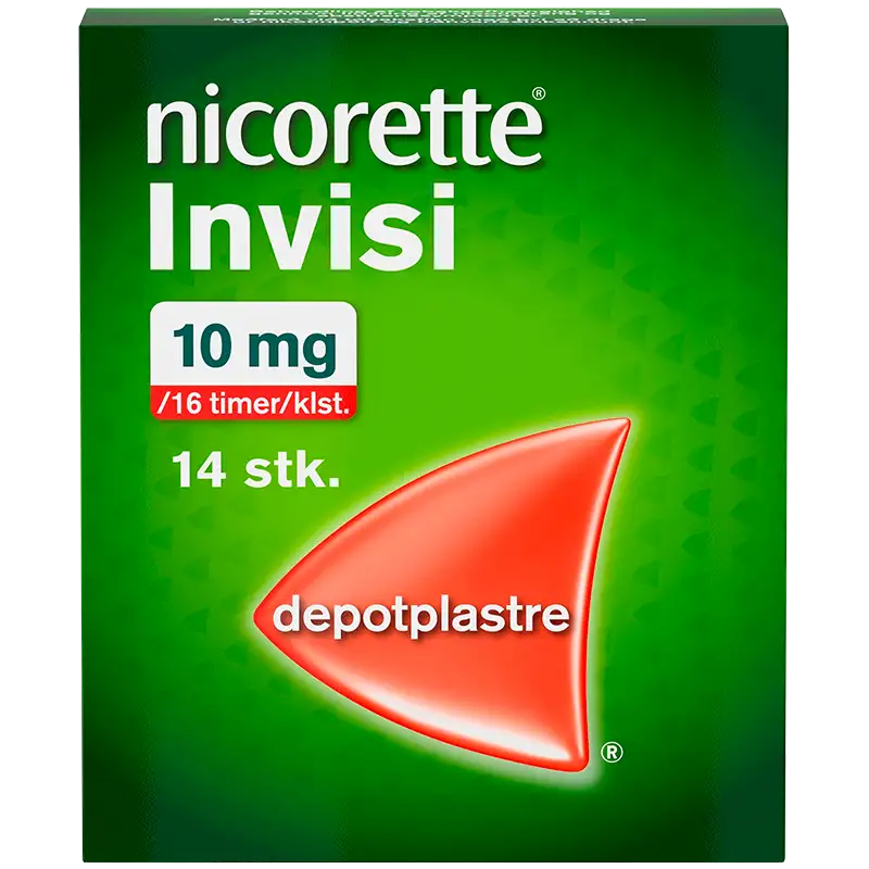 Nicorette Invisi Depotplaster 10MG/16T (14 stk)