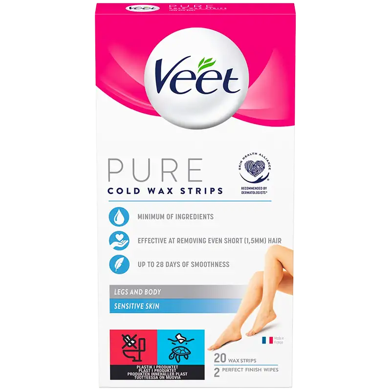 Veet Pure Cold Wax Strips Ben & Krop (20 stk)