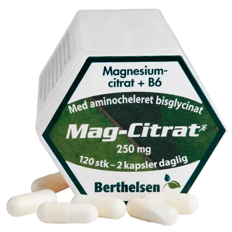 Berthelsen Mag-Citrat (120 kap)