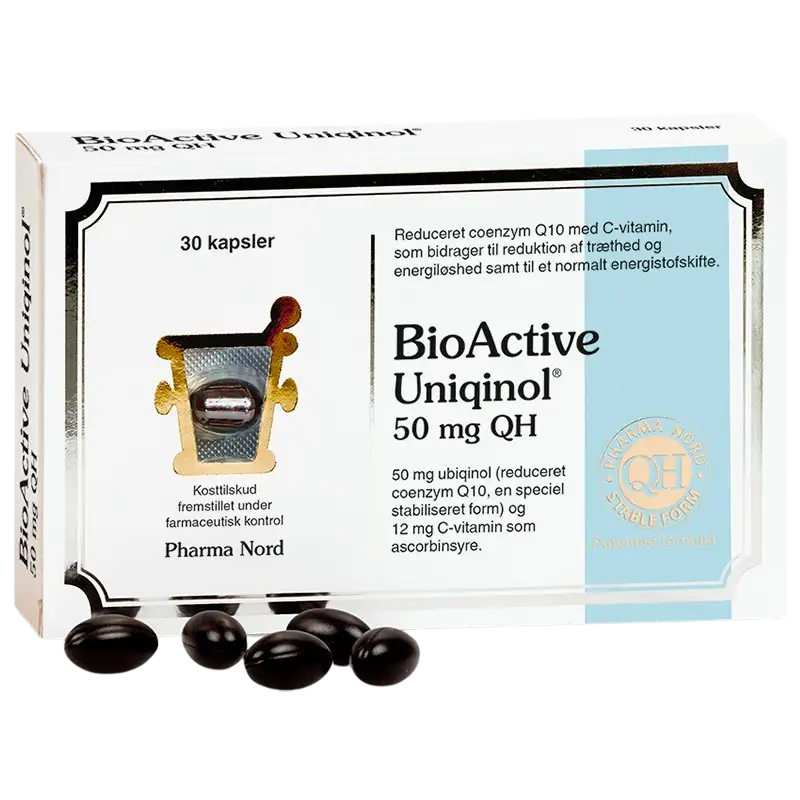 Pharma Nord BioActive Uniqinol 50 mg (Q10) (30 kapsler)