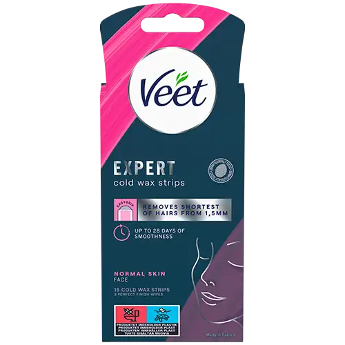 Veet Wax Strips Face Normal Skin (16 stk)