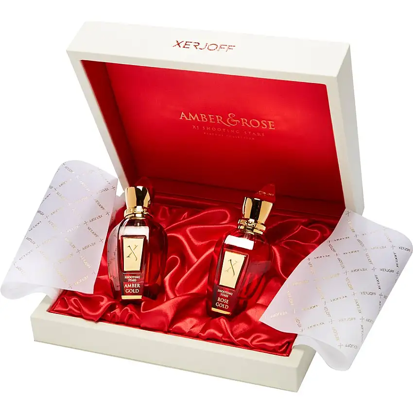 XERJOFF Shooting Stars Collection Gavesæt Amber Gold Parfum 50 ml + Rose Gold Parfum 50 ml / 1 Stk.