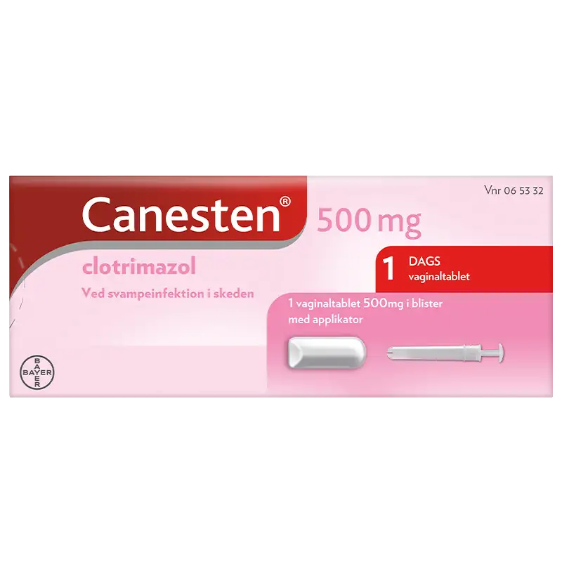 Canesten Vaginaltabletter 500MG (1 stk)