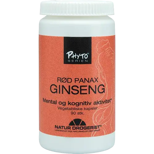 Natur Drogeriet Ginseng Rød Panax 400 mg (90 kapsler)