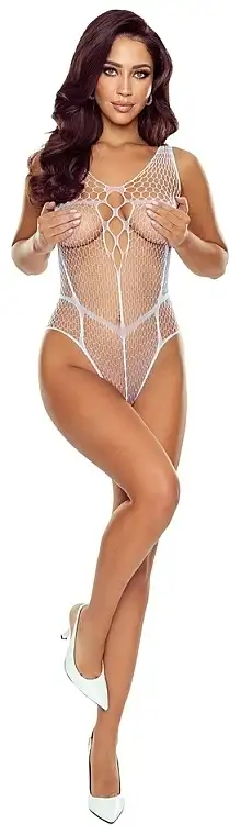 Bodystrømpe, BS114, hvid 16481569