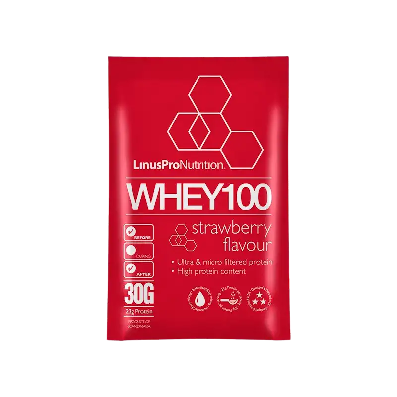 LinusPro Whey100 Brev - Jordbær (30g)