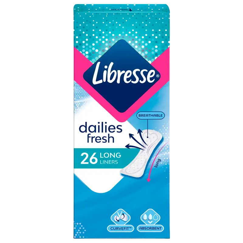 Libresse Trusseindlæg Long (26 stk)