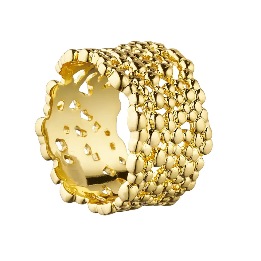 WOLFF JEWELRY - Boble Ring - 18 karat guldbelag (54)