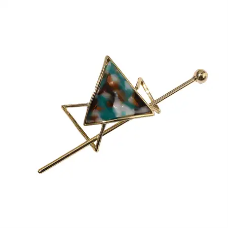 Chris Rubin Cora Skydepænde Hårspænde - Jade (U)