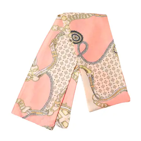 Chris Rubin Tørklæde Bella Silk Scarf - Pink
