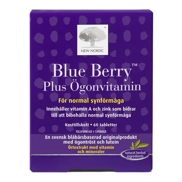 New Nordic Blue Berry Plus Ögonvitamin